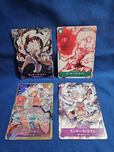 One Piece Card Game Monkey D Luffy 4set P-041 OP05-119 P-061