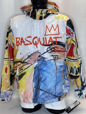 NWT Members Only Jean Michel Basquiat Hoodie Windbreaker Jacket Men's Medium M