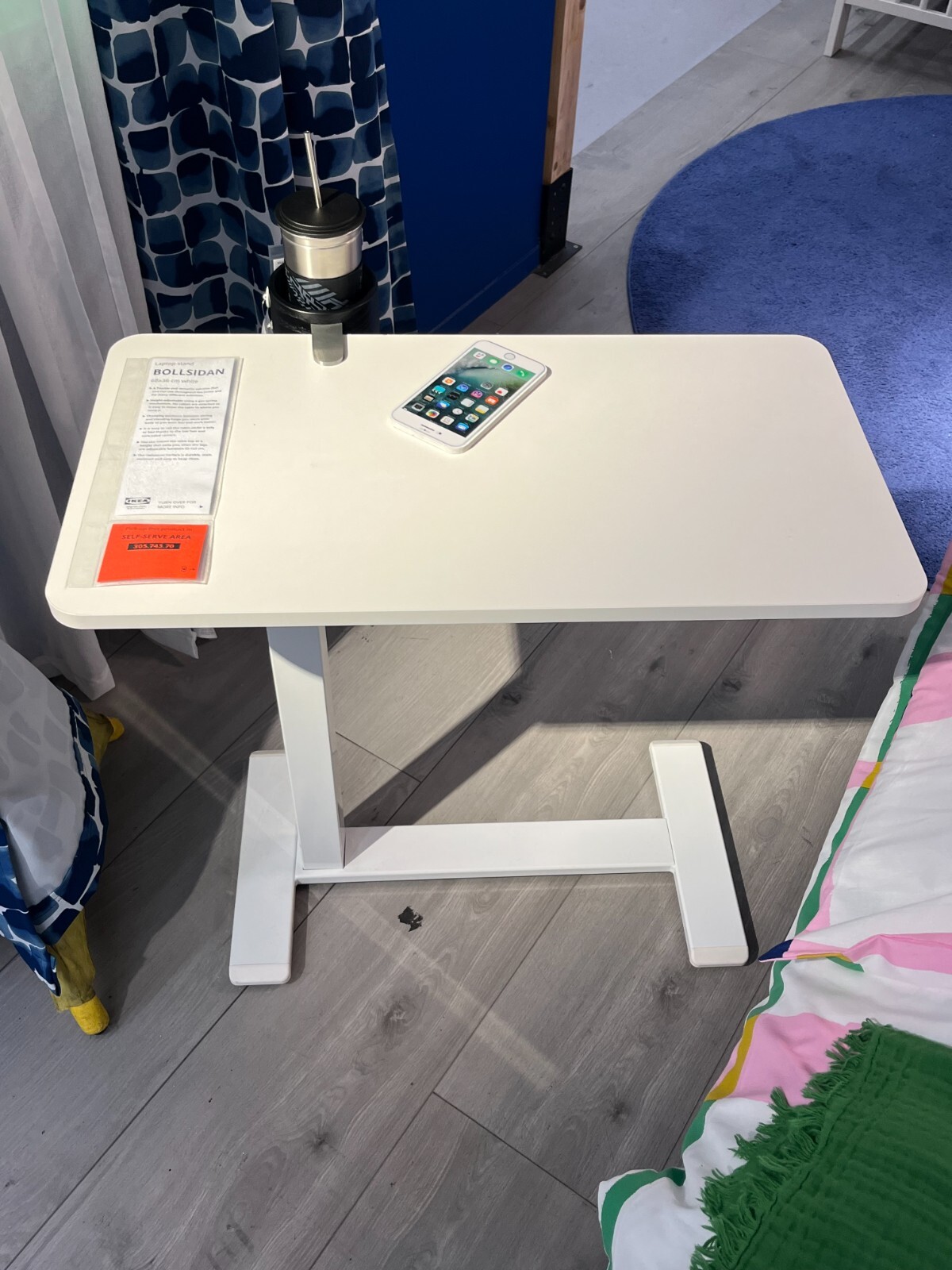 IKEA　イケア　BOLLSIDAN ボッルシダン　ホワイト IKEA】BOLLSIDAN ボッルシダン ラップトップスタンド ホワイト