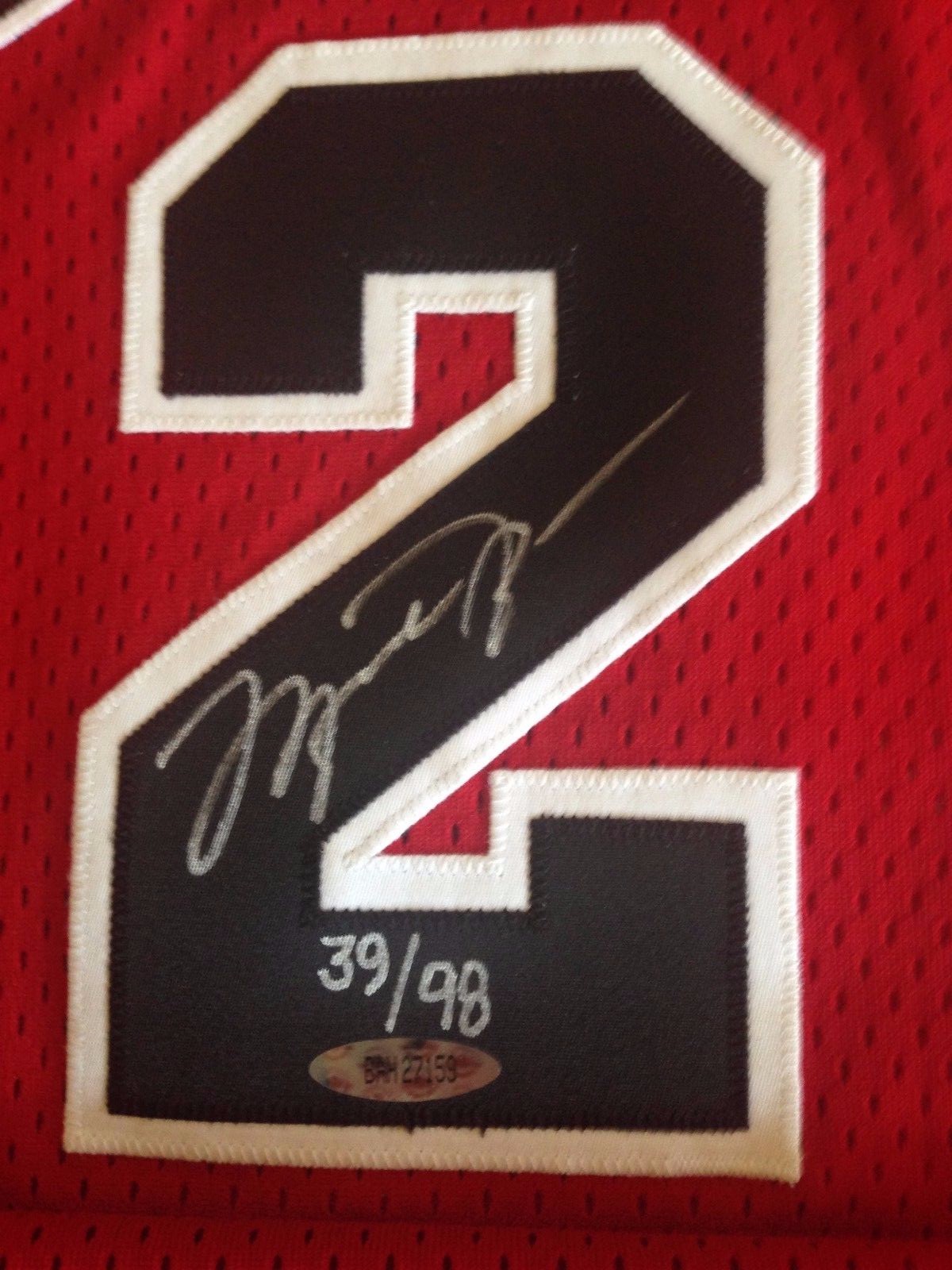 Michael Jordan UDA Upper Deck Signed Autograph 1998 All-Star Jersey 39/98 BOX