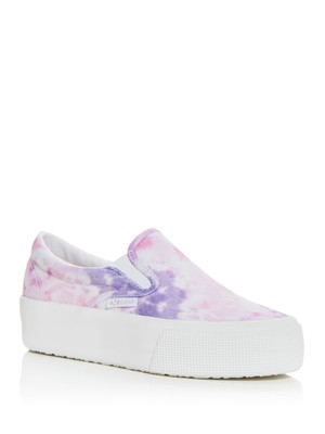 

SUPERGA Женские Фиолетовые Мягкие Спортивные Кроссовки На Платформе С Круглым Носком, Фиолетовый, S111S6W
