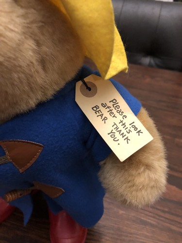 Vintage Paddington Bear 30th Anniversary Eden 1988 Red Boots Hat Rain Coat