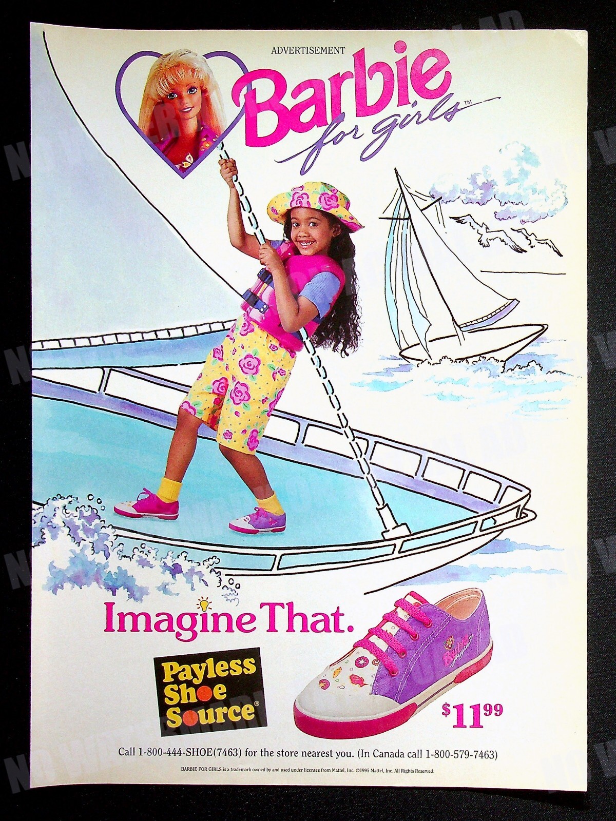MAX/PRECIOUS CLIP COLLECTION 1995-2002〈… Barbie Girls Shoes Payless Shoe Source 1995 Print Magazine