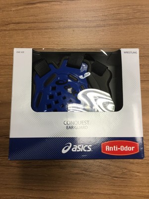 asics conquest headgear