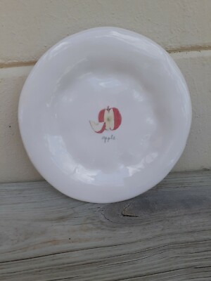 Magenta M Studios Dimpled APPLE Breakfast Fruit 6'' Plate