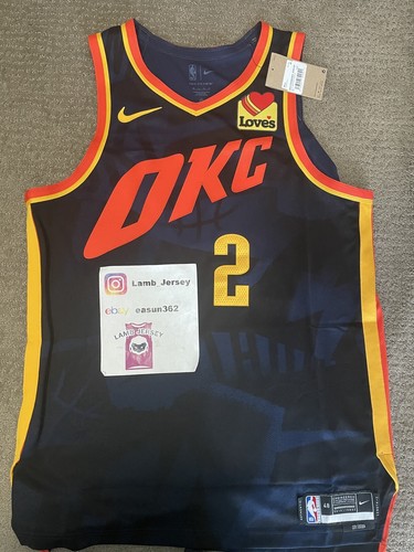 2024 Nike NBA OKC Thunder SGA city Edition Authentics Jersey