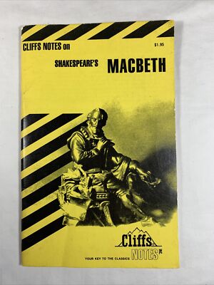 Cliffs Notes on Shakespeare s MacBeth Paperback Book