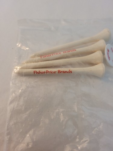 Set of 5 Fisher price golf teas  2 3/4"