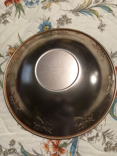 Vintage West Bend Aluminum Fruit Bowl 14