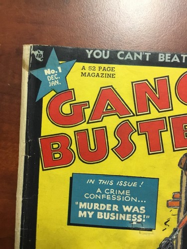 Gang Busters #1 VG/F (Dec 1947-Jan 1948, DC)