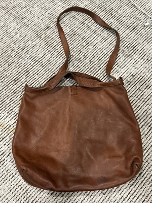Jo Handbag Leather Studio Brown Purse Rawhide Vintage Faded Bag Clutch