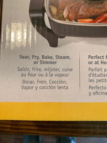 Nesco 8 In Non-Stick Electric Skillet