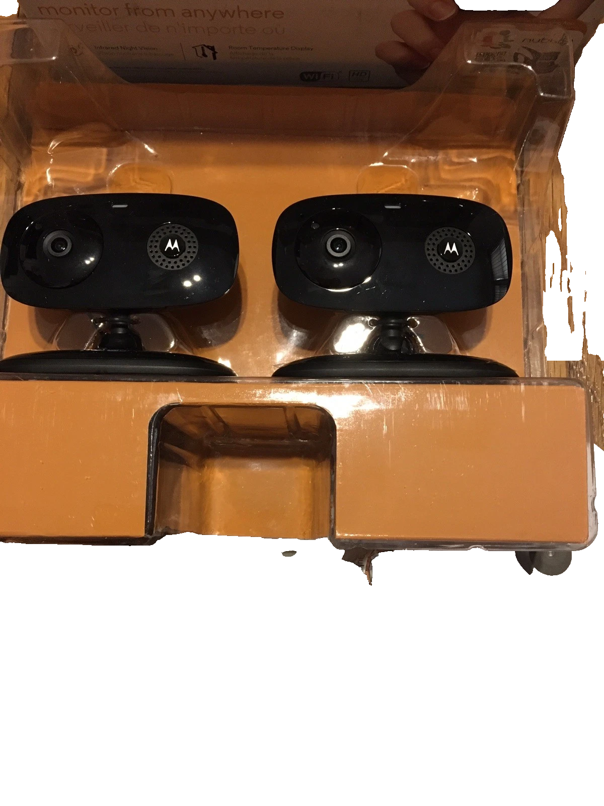 Motorola Focus66-BLK2 Wifi HD Home Video Baby Monitoring Security Cameras 2-pack