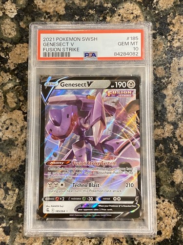 2021 Pokémon SWSH #185 Genesect V Fusion Strike PSA 10 | eBay