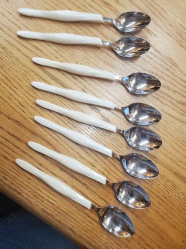 CUTCO Stainless Teaspoon Pearl White Handle - 1- Spoon Kitchen Utensil