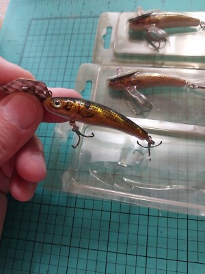 Renosky Nos Zman Chatter Trick Stick Lot Of 3 Nip Nice Crankbaits 2 1/4 Inch 