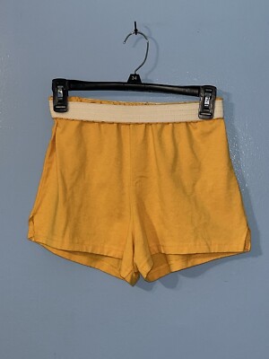 Soffe Athletic Shorts, Juniors Medium, Yellow