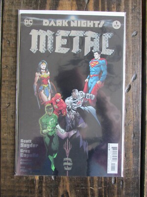 DC 2017 DARK NIGHTS METAL Comic Book Issue # 1 ''A'' Foil Cover 1A