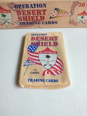 1991 Pacific Operation Desert Shield ONE Pack of 12 Trading Cards, Unopened NEW