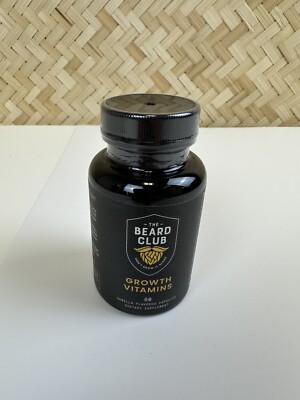 Beard Club Growth Vitamins   60 Vanilla Flavored Capsules