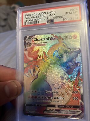 Pokémon TCG Charizard VMAX Champion's Path 074/073 Holo Secret Rare
