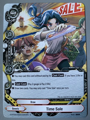 FUTURE CARD BUDDYFIGHT TIME SALE (GENERIC SPELL) X-BT04A FUTURE CARD BUDDYFIGHT TIME SALE (GENERIC SPELL) X-BT04A