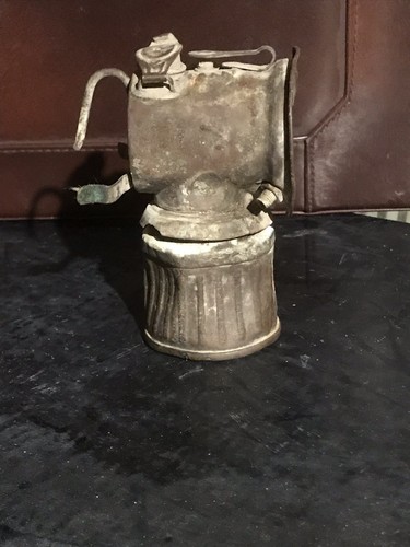Antique Coal Miner's Kerosene Headlamp