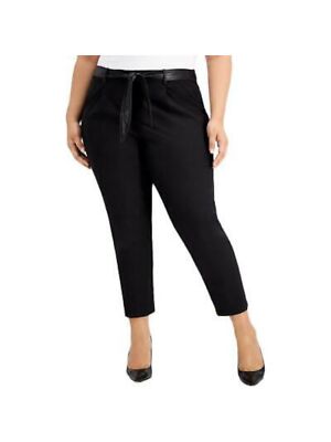 

Женские укороченные брюки с поясом CALVIN KLEIN Plus, Черный, W1AKH204