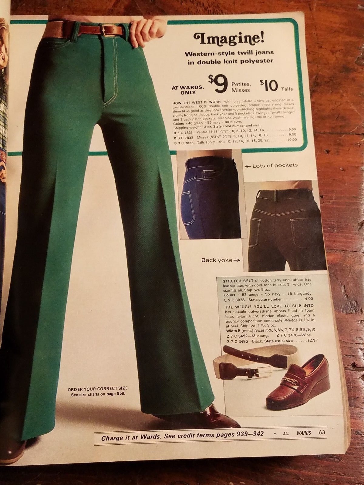Vintage 1975 Montgomery Ward Fall Winter Catalog,Department Store,Fashion,Tools