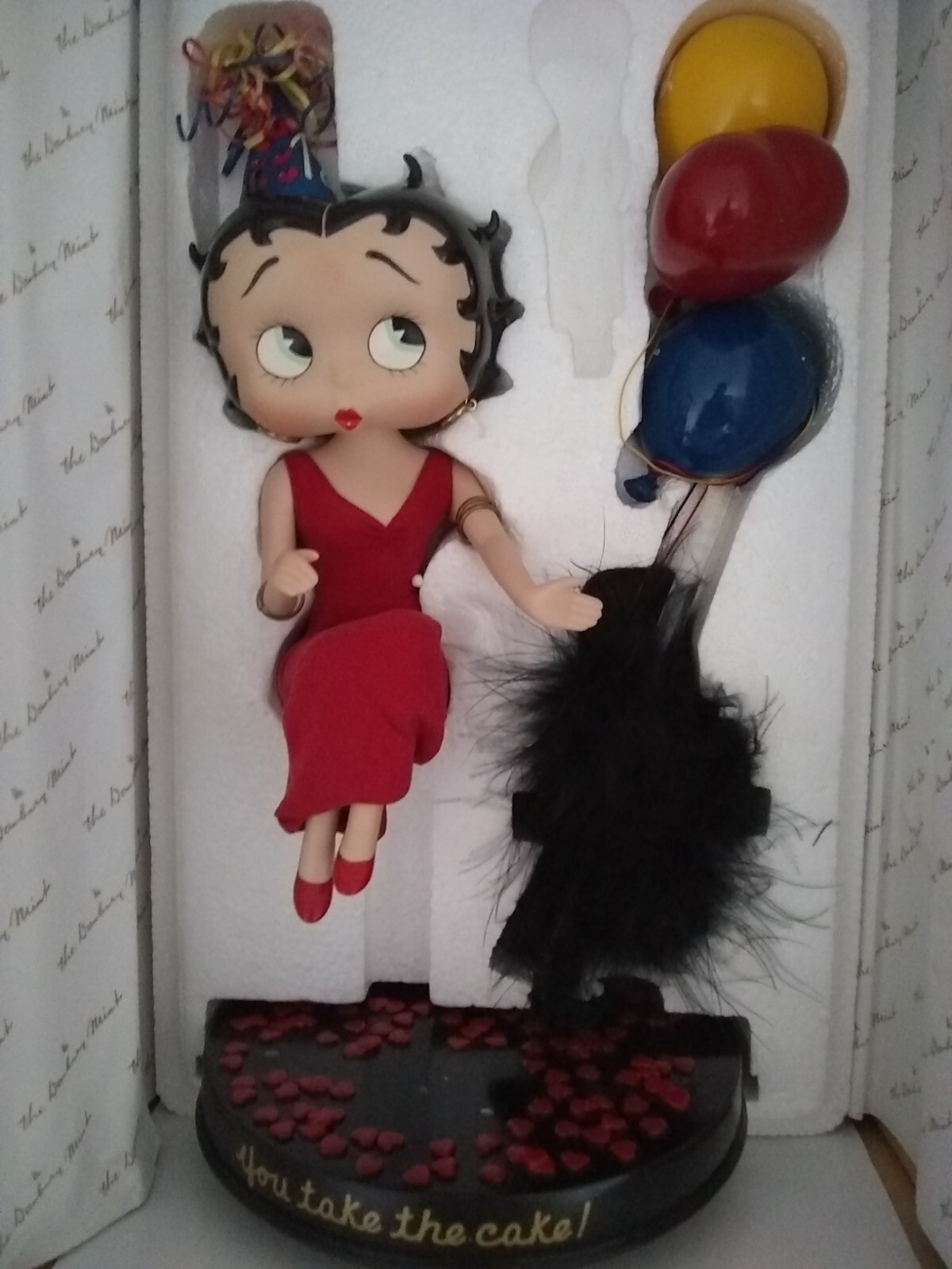 Betty Boop "You Take The Cake" Danbury Mint Vintage Porcelain Doll