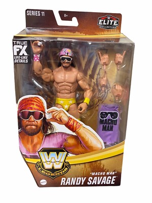 WWE ELITE COLLECTION Legends Series 11 Macho Man Randy Savage 2021 Chase In Hand