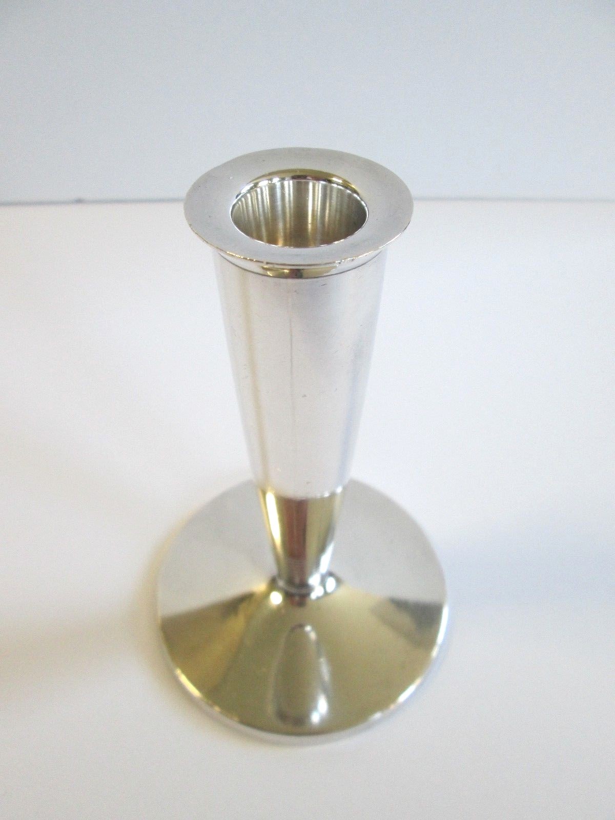 JUST ANDERSEN Danish Denmark Sterling Silver Candlestick Candle Holder