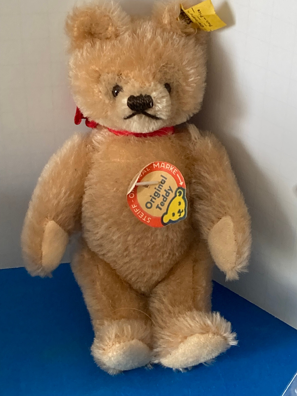 Rare 1960s Vintage Steiff Original TEDDY Figure w/ Tags - 0201/19