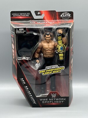 WWE Mattel Elite TRU Network Spotlight Mr. Mcmahon Vince Figure MOC RARE