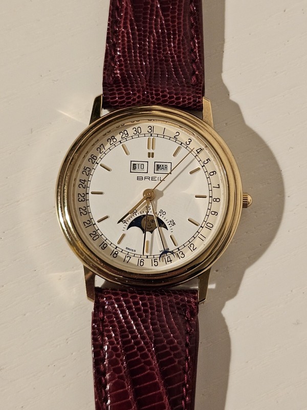 Orologio Breil 9117 Fasi Lunari Del 1980 Nuovo Introvabile
