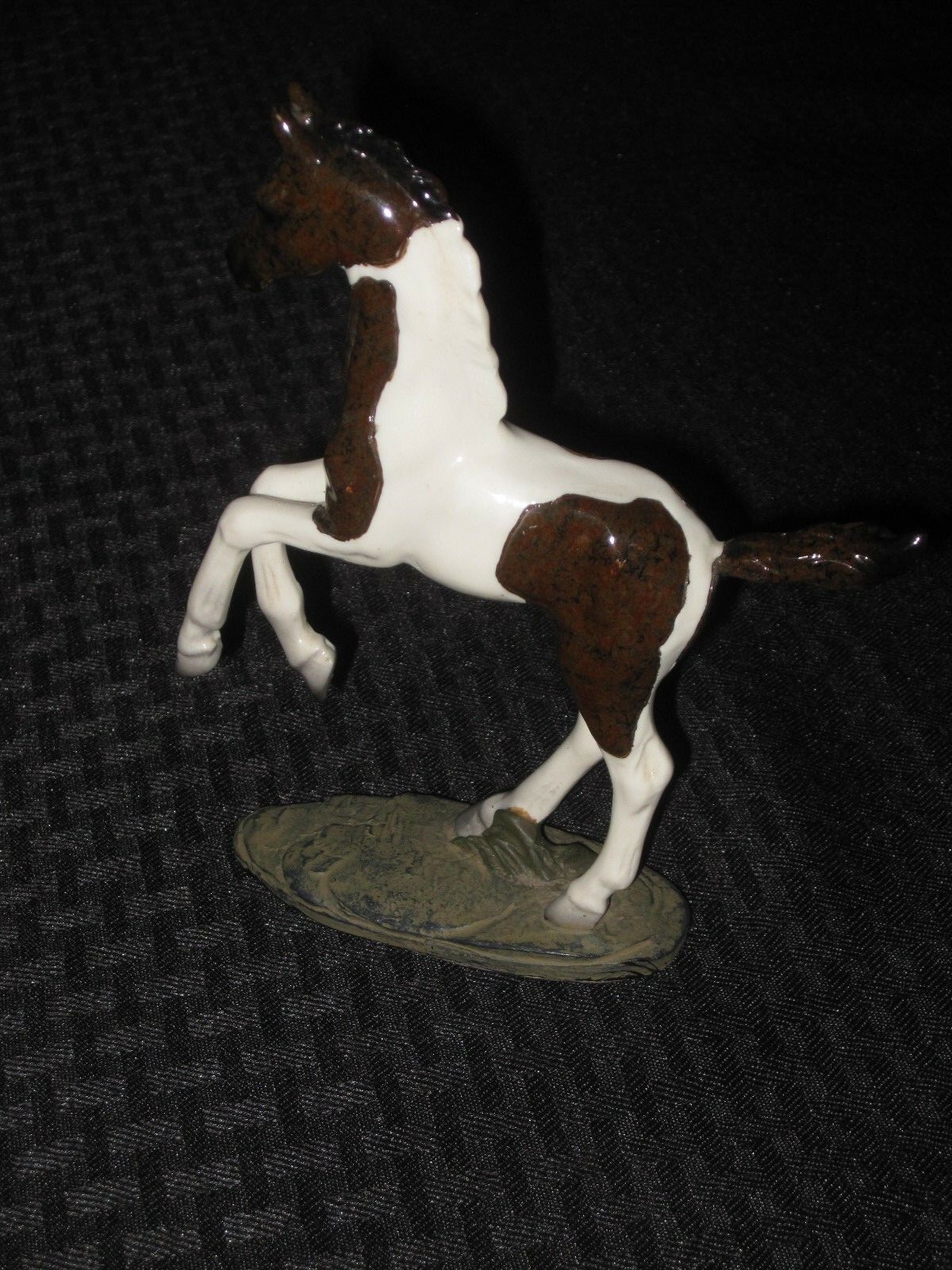 Big Sky Carvers Stonecast Collection Horse Sculpture Filly Paint rearing colt