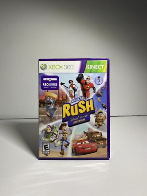 Kinect Rush: A Disney Pixar Adventure (Microsoft Xbox 360, 2012) 1 Disc