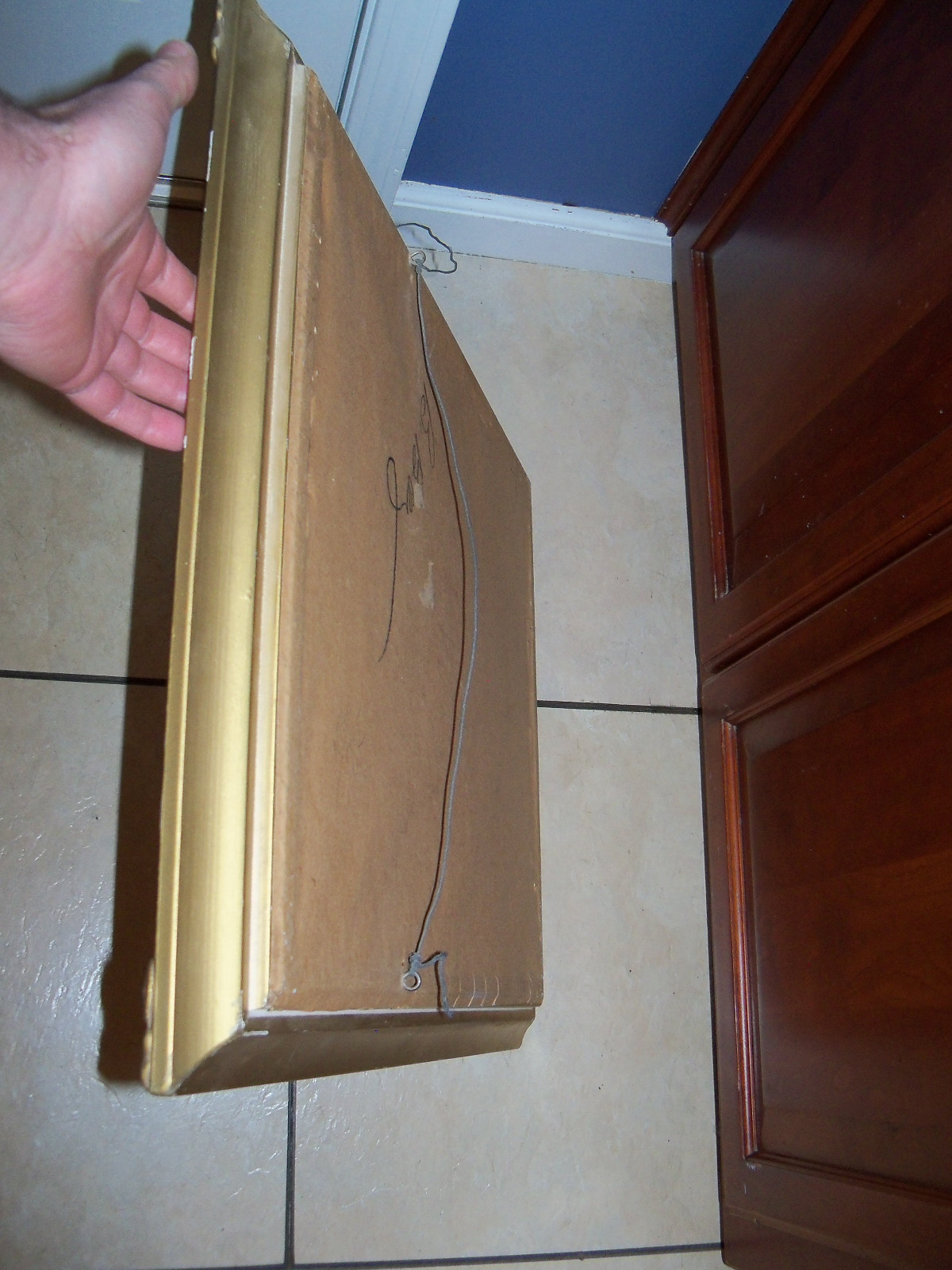 VINTAGE GOLD FRAMED BLUE BOY PRINTS 24 1/4 X 20 1/4