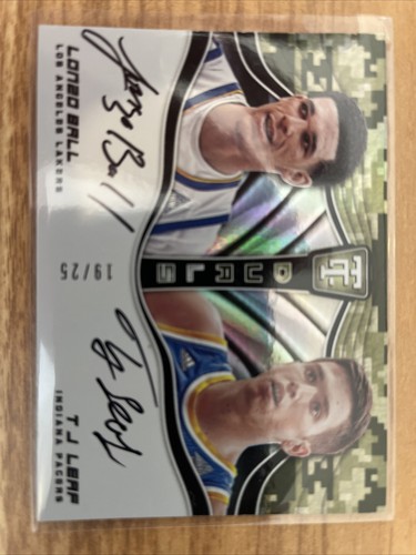 2017-18 Panini Totally Certified Dual Camo Lonzo Ball TJ