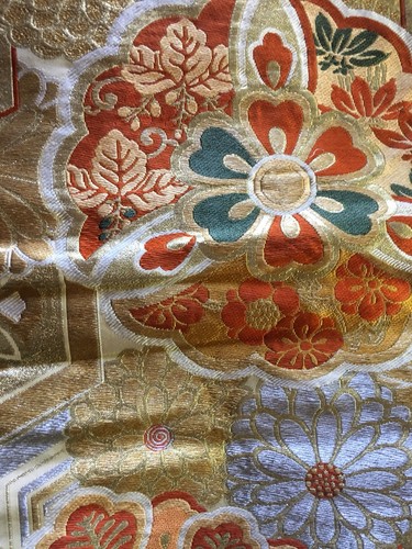 Vintage Japanese Brocade Obi Set