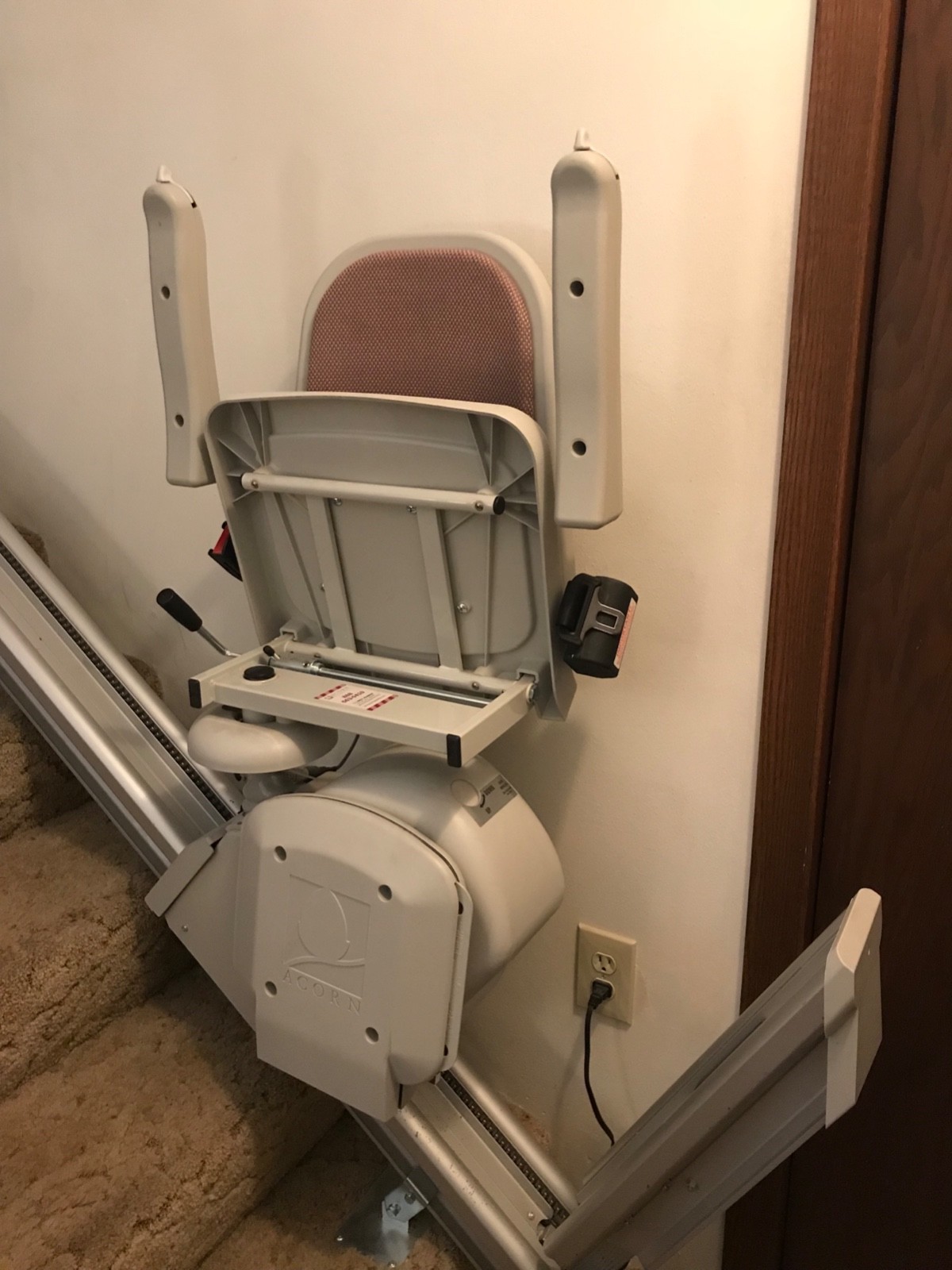 Stairlift Chair Lift ACORN Superglide 120 Lightly used Excellent condition