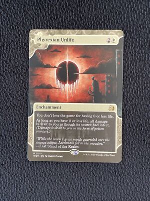Phyrexian Unlife ( showcase ) Wilds of Eldraine: Enchanting Tales - MTG