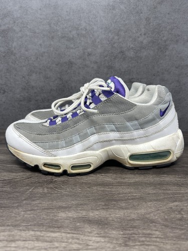 Nike Air Max 95 Size 8.5 Womens White Purple Grape Running