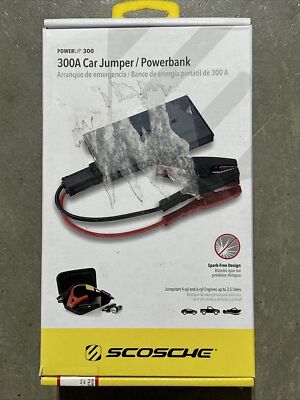 Scosche PowerUp 300 (PBJ300-1)  - 300A Portable Car Jumper/ Powerbank *NEW*