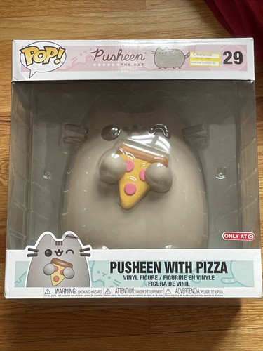 Pusheen激レア！ Funko Pop! Pusheen The Cat With Pizza 29 Large 10 inch