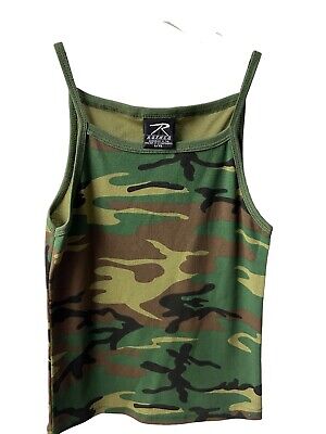 Rothco Girls Camoflauge Cami Top Size L/XL Made in the USA