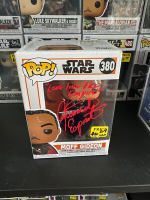 Moff Gideon 380 Funko Pop, Giancarlo Esposito Autographed