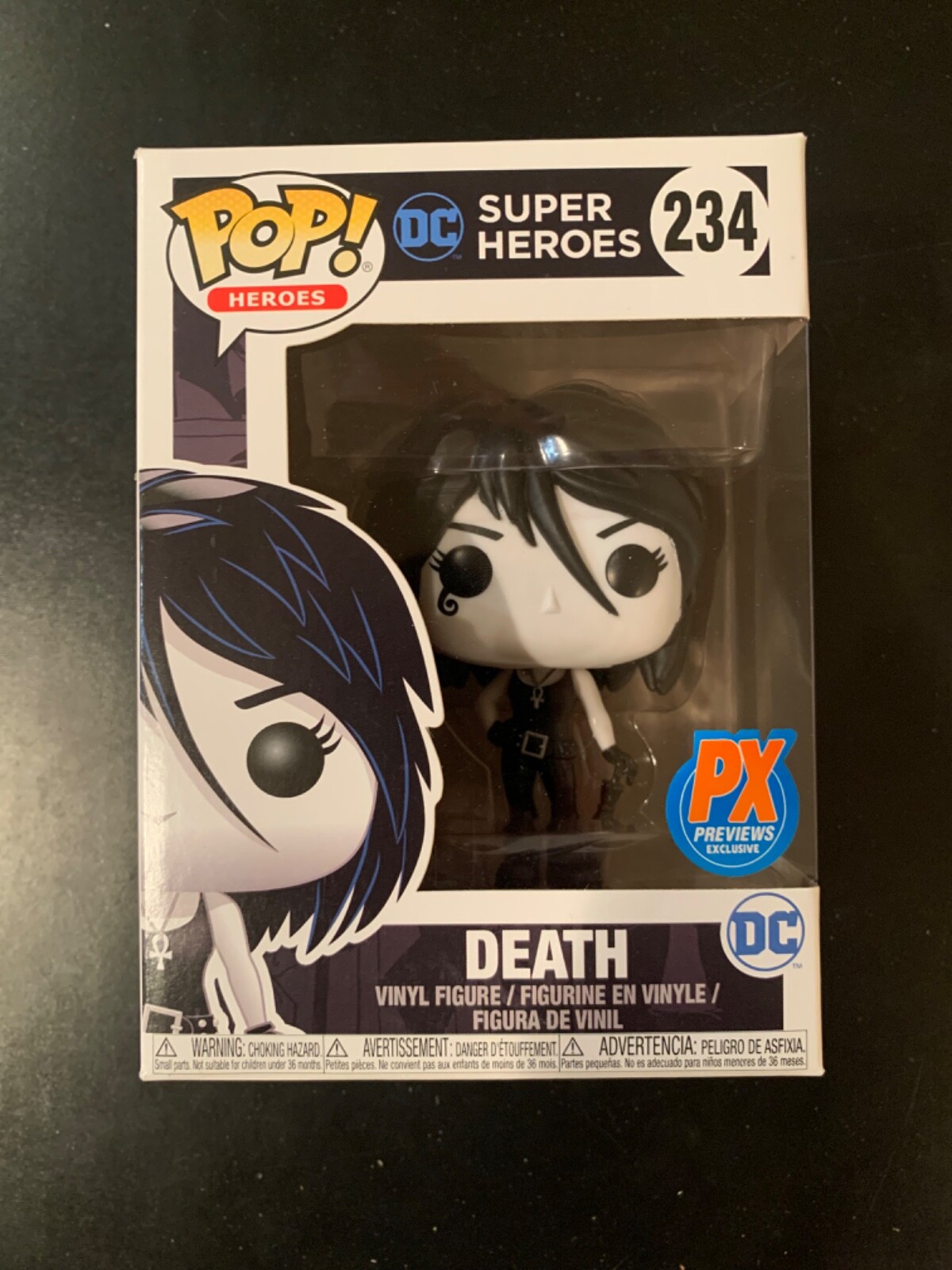 Death Sandman DC Super Heroes Funko Pop! #234 PX Exclusive. 