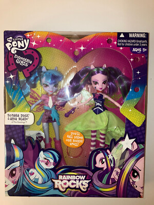 Equestria Girls MLP rainbow rocks Sonata Dusk and Aria Blaze NIP