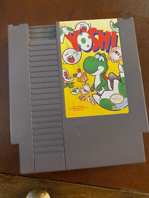 Yoshi Nintendo NES Video Game Original Tested Works